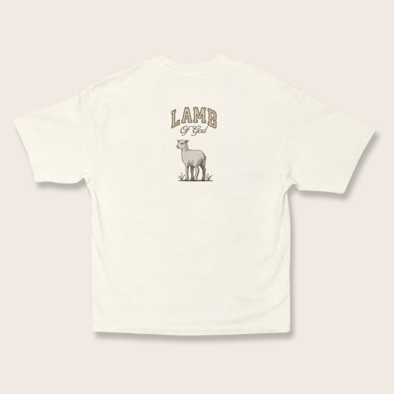 Camiseta Oversized - The Lamb of God