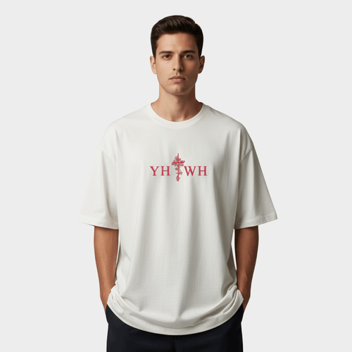 Camiseta Oversized Cristã  - YHWH