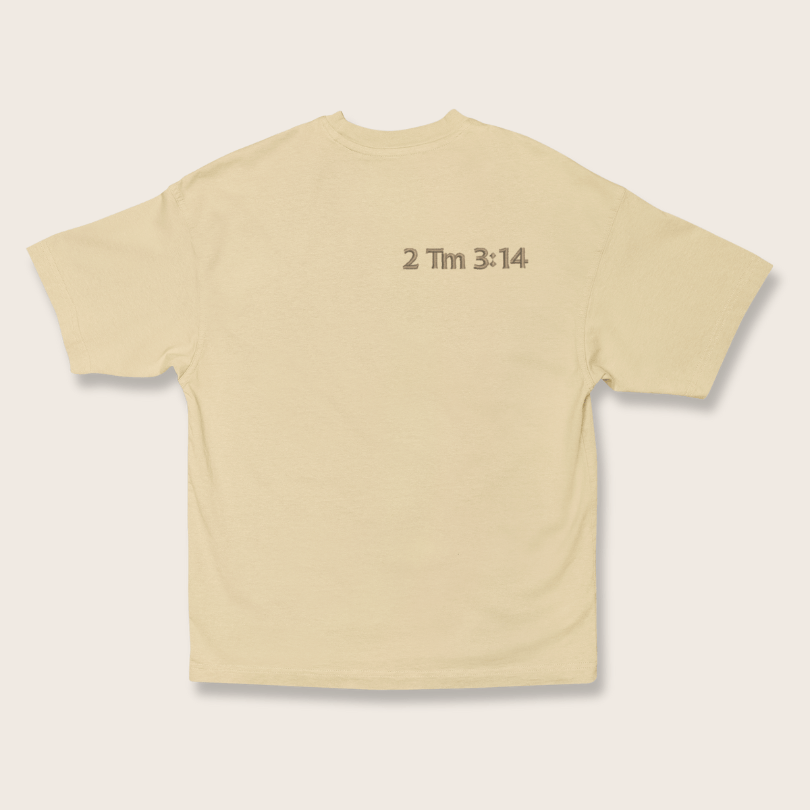 Camiseta Oversized - Versículo Personalizado