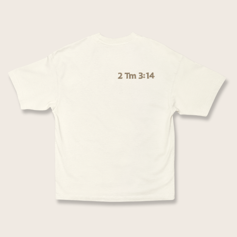 Camiseta Oversized - Versículo Personalizado