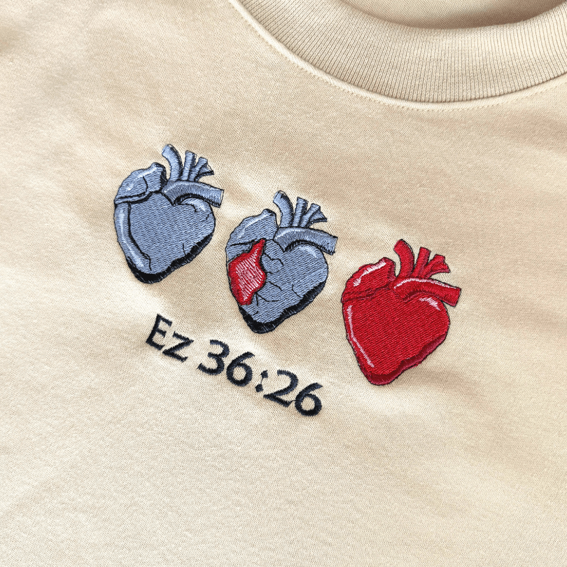 Camiseta Oversized - Tirarei de vocês o coração de pedra